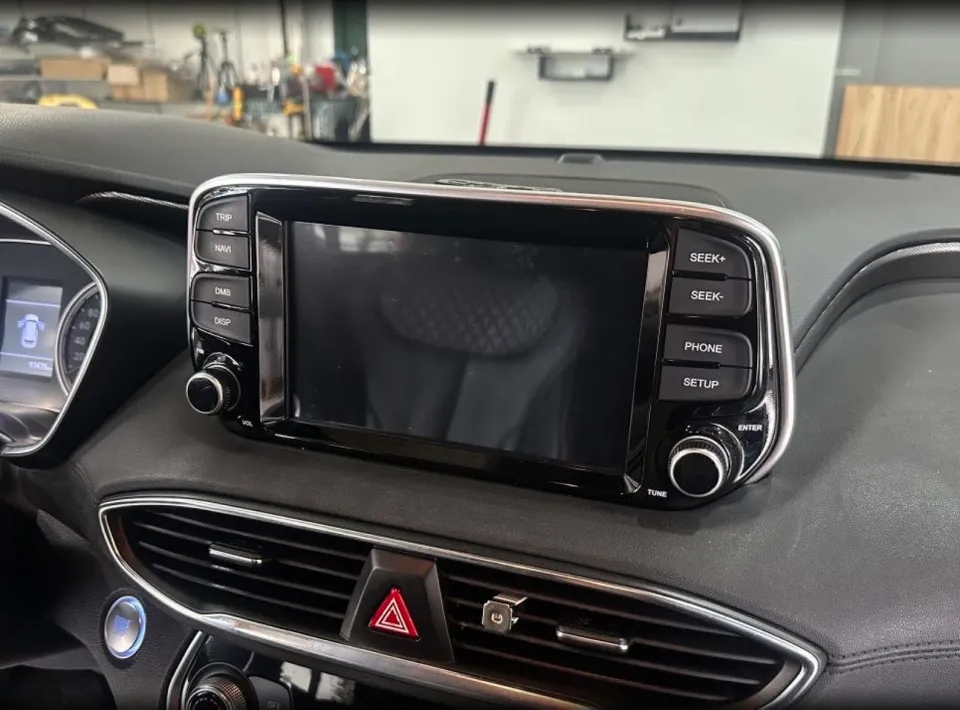 싼타페 TM 안드로이드 올인원, 사제 내비 교체 후회 없을까? (오늘의카 전주점)