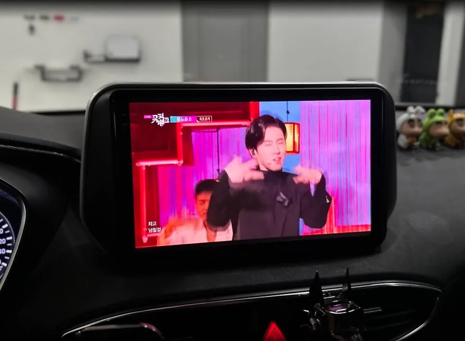 싼타페 TM 안드로이드 올인원, 사제 내비 교체 후회 없을까? (오늘의카 전주점)