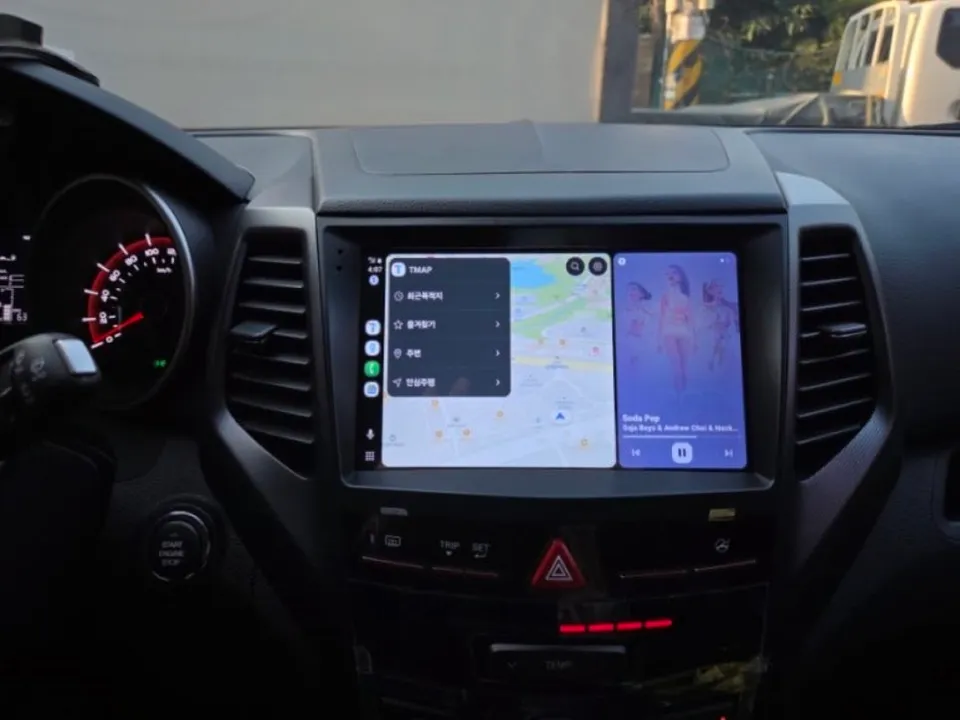 티볼리 안드로이드 올인원, 구형 네비 벗어나 스마트하게? (오늘의카 천안점)
