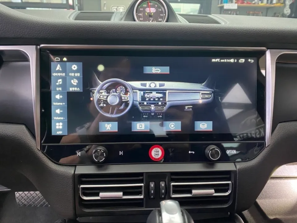 포르쉐 마칸 12.3인치 안드로이드 올인원, 과연 순정처럼 완벽하게 호환될까? (오늘의카 일산점)