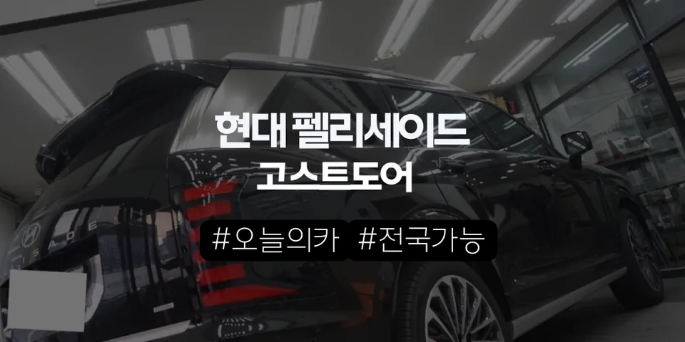 펠리세이드 고스트도어 에스클로징, “문이 한 번에 안 닫히는 이유”부터 해결됩니다 (오늘의카 서초점)