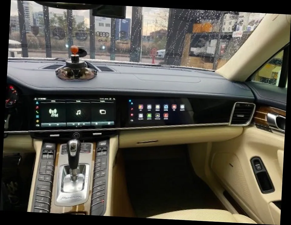 포르쉐 파나메라 듀얼스크린 안드로이드 올인원,구형 파나메라도 신형처럼 바뀔 수 있을까? (오늘의카 인천점)