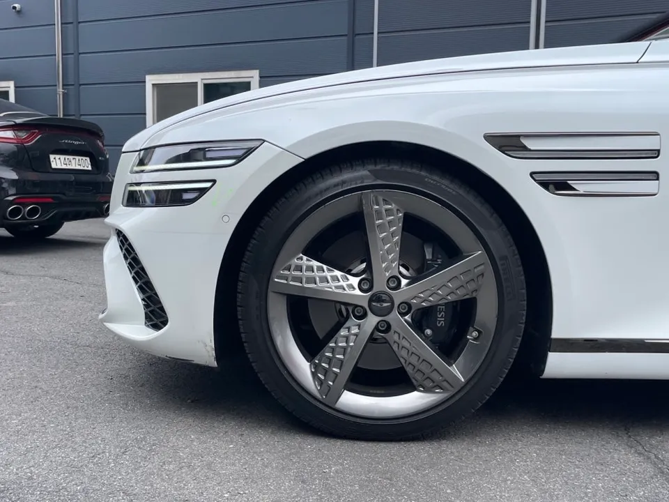 휠복원/도색 시공후기 - 제네시스 G80